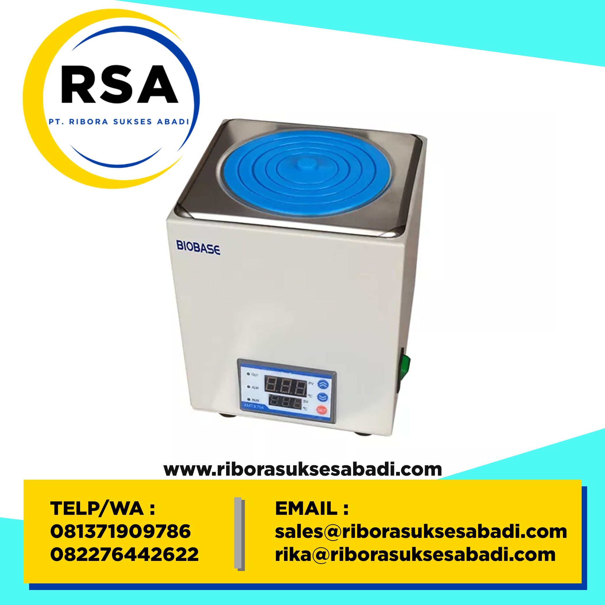 Jual Thermostatic Water Bath SY 1L2H Biobase PT Ribora Sukses Abadi jual-thermostatic-water-bath-sy-1l2h-biobase-pt-ribora-sukses-abadi