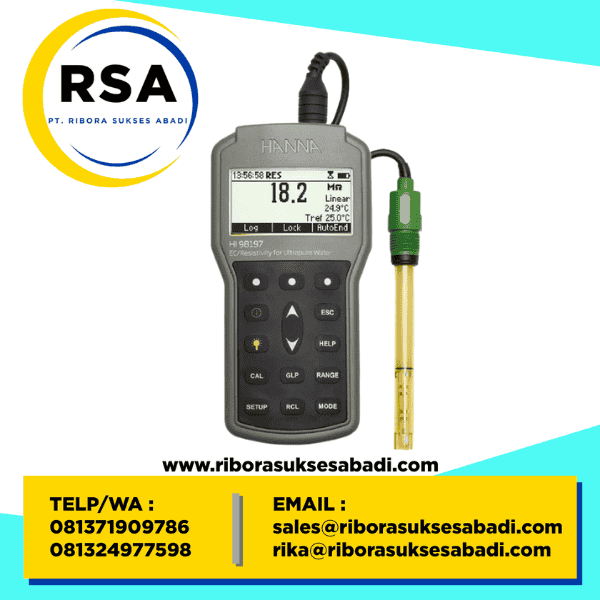 Jual Hanna HI98197 Professional Resistivity meter - PT.Ribora Sukses Abadi